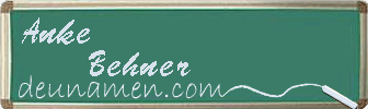 Anke Behner Visitenkarte